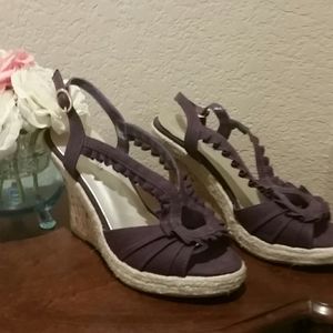 NWOT Charming Charlie wedge sandals